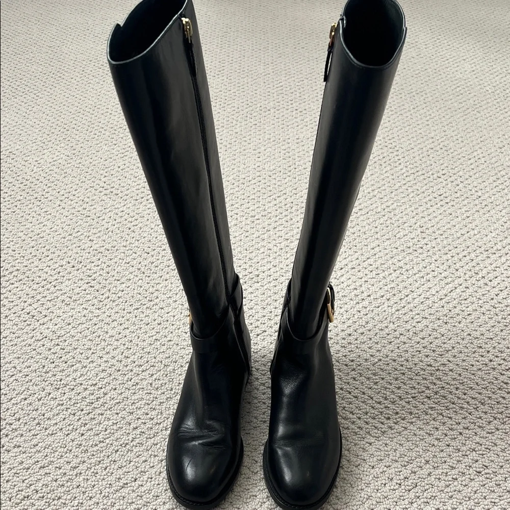 Tory Burch Brooke Knee-High Leather Boots